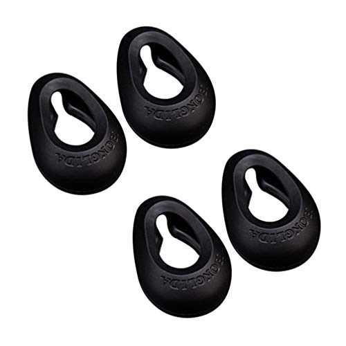 Lurrose 2 Pairs Silicone Hair Dye Ear Cover Waterproof Ear Protector Caps Hai...