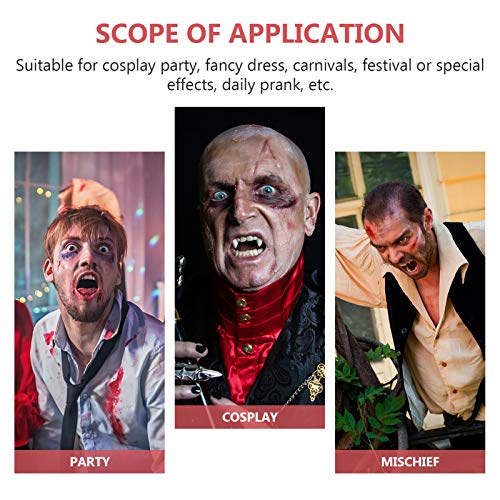 Lurrose 55pcs Role Play Party Stage Special Effects Wound Scar Wax Fake Blood...