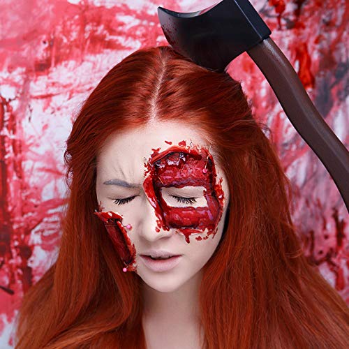 Lurrose 55pcs Role Play Party Stage Special Effects Wound Scar Wax Fake Blood...
