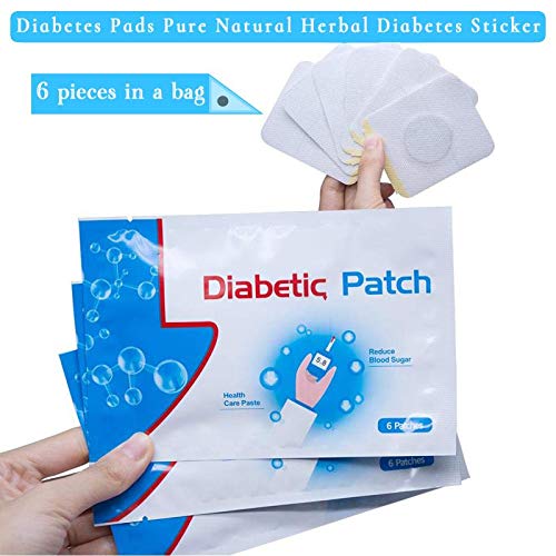 60 Pcs/10Bag Diabetes Plasters Natural Herbs Diabetic Plaster High Blood Suga...