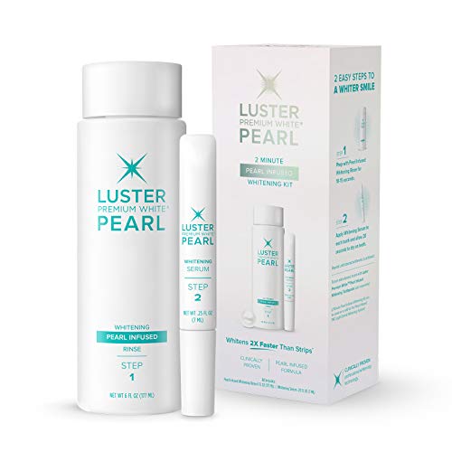 Luster Premium White 2-Minute Pearl Infused Teeth Whitening Kit, Fast Teeth W...