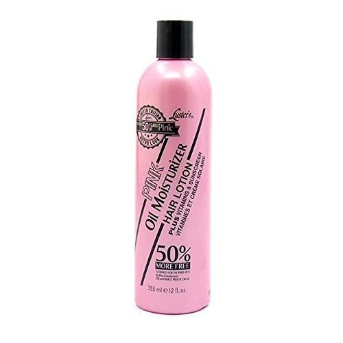 Luster's Pink Oil Moisturizer Hair Lotion, Pink Protection, Bonus Size, 12 Oz