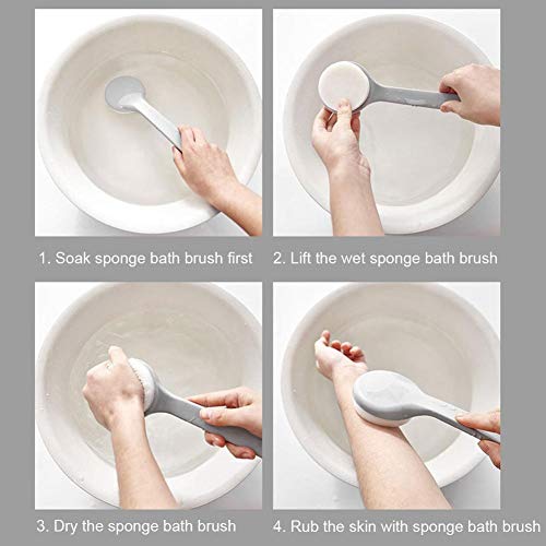 Lotion Applicator for Your Back - Long Reach Handle with Sponge for Easy Self...