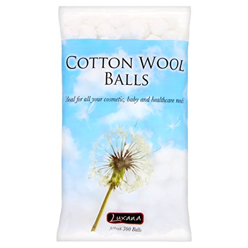 Luxana Cotton Wool Balls, 300-Piece
