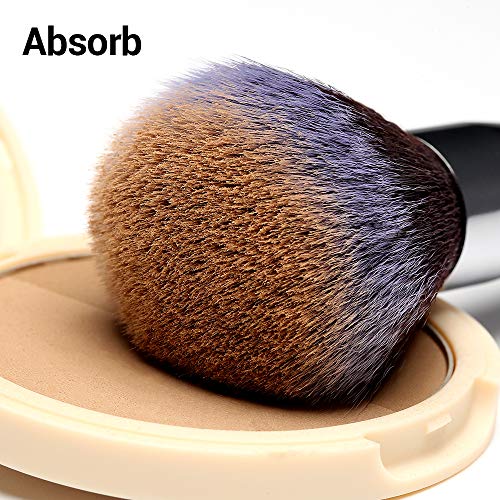 LUXAZA 15PCS Professional Makeup Brush Set,Sparkling Crystal Style Makeup Bru...