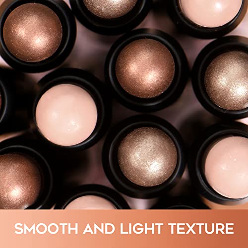 LUXAZA 3Pcs Eyeshadow Stick Set, Matte And Shimmer Creamy Eyeshadow Pencil, B...