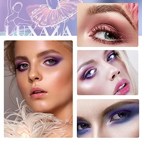 LUXAZA 6PCS Eyeshadow and Eyeliner Pen, Matte And Shimmer Cream Eyeshadow Pen...