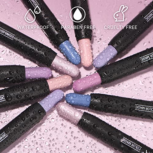 LUXAZA 6PCS Eyeshadow and Eyeliner Pen, Matte And Shimmer Cream Eyeshadow Pen...