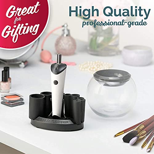 Luxe Makeup Brush Cleaner - 5oz Brush Cleaning Solution Included - USB Chargi...