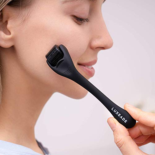 Luxeade Derma Roller 0.25 mm Microneedle Roller for Face Body Beard Hair Grow...