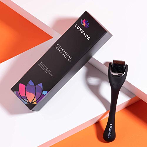 Luxeade Derma Roller 0.25 mm Microneedle Roller for Face Body Beard Hair Grow...