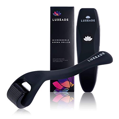 Luxeade Derma Roller 0.25 mm Microneedle Roller for Face Body Beard Hair Grow...