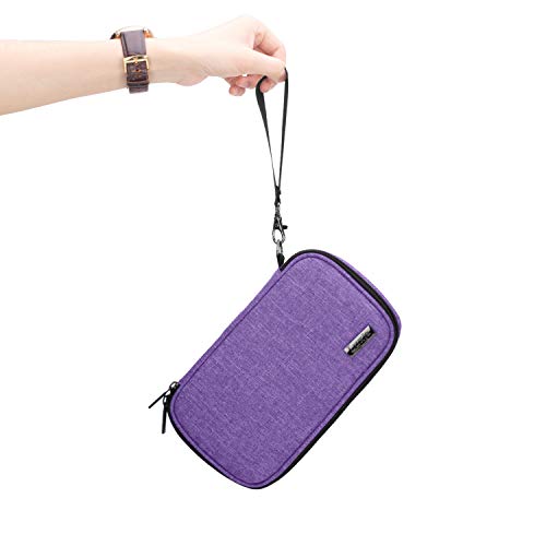 Luxja Diabetic Supplies Travel Case, Storage Bag for Glucose Meter and Other ...