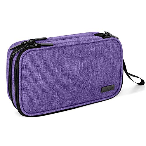 Luxja Insulin Travel Case, Double Layer Insulin Bag for Insulin Pens, Glucose...