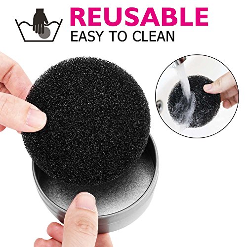 Luxspire Makeup Brush Cleaner Quick Wash Sponge Remover Color From Brush Make...