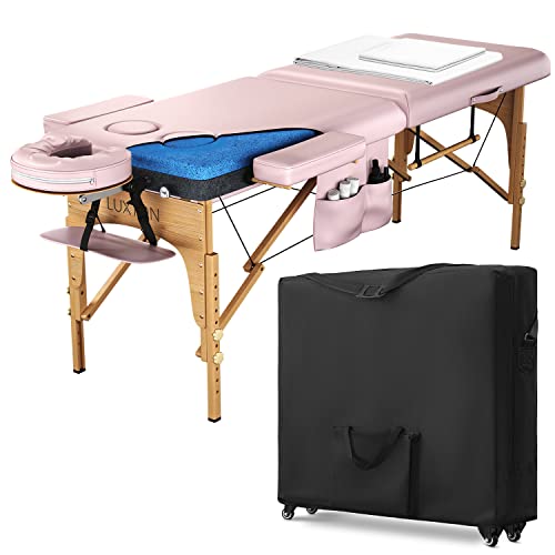 Luxton Home Women’s Premium Memory Foam Massage Table With Custom Breast Hole...