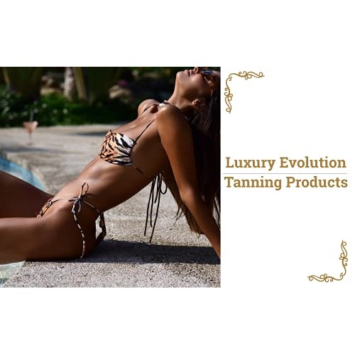 EVO Extreme Black Bronzer Tanning Lotion with Argan Oil and Tattoo Enhancers ...