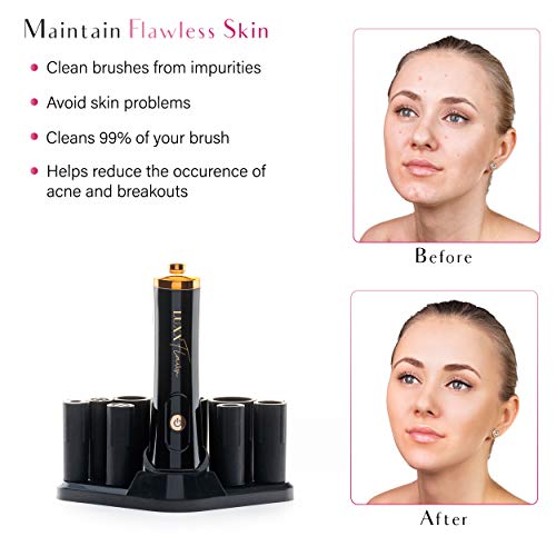 Electric Makeup Brush Cleaner and Dryer Machine - Quick Makeup Brush Washer a...