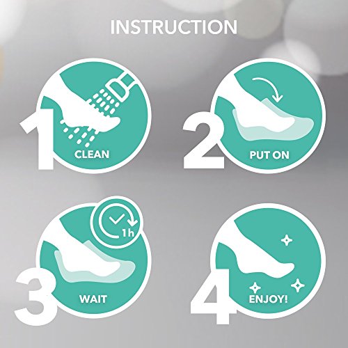 Foot Peel Mask - 2 Pack - Peeling Away Calluses and Dead Skin Cells - Make Yo...