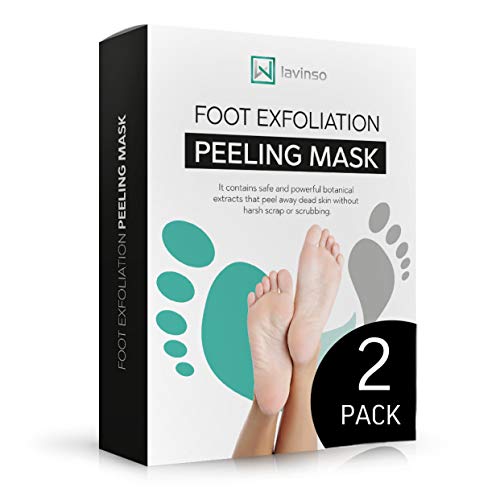 Foot Peel Mask - 2 Pack - Peeling Away Calluses and Dead Skin Cells - Make Yo...