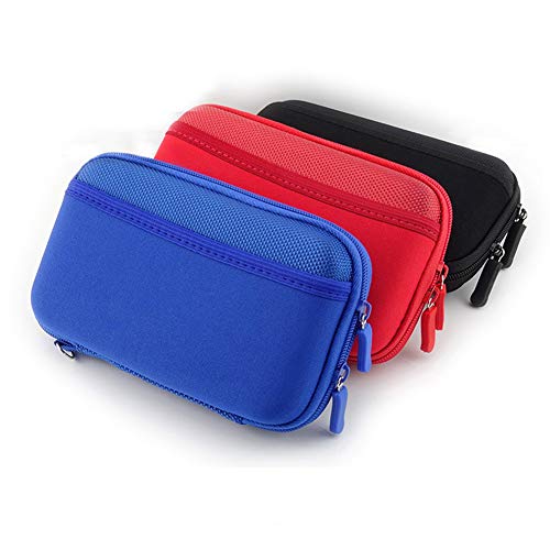 Diabetic Supply Travel Case Organizer Bag for Glucose Monitoring System, Bloo...
