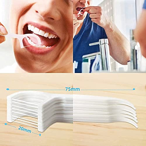 Dental Floss Picks for Teeth,(650 Count) 3-Pack with 1 Gift Portable Case, Fr...
