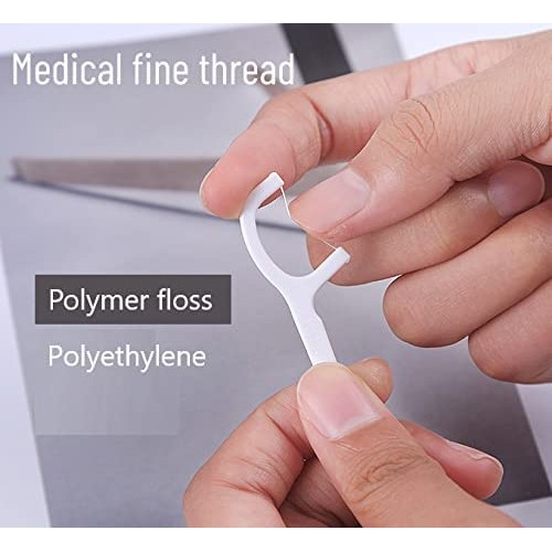 Dental Floss Picks for Teeth,(650 Count) 3-Pack with 1 Gift Portable Case, Fr...