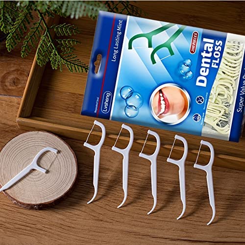 Dental Floss Picks for Teeth,(650 Count) 3-Pack with 1 Gift Portable Case, Fr...