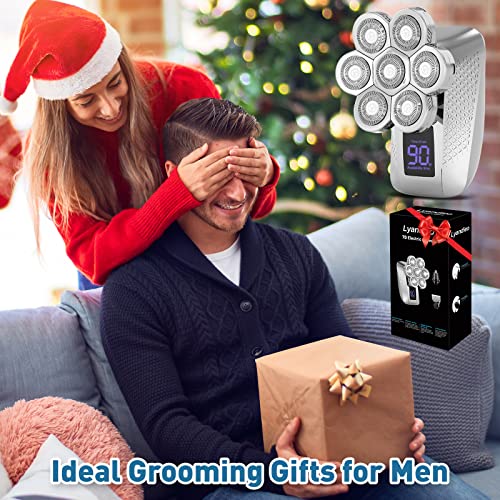 Head Shaver 7D, Lyandieo Upgrade Head Shavers for Bald Men, Waterproof Head E...