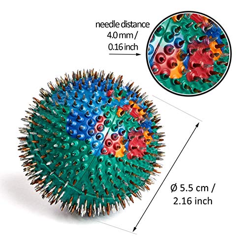 LYAPKO Acupuncture Hand / Foot Massage Ball 4.0 Ag 656 Needles. Premium Acupr...