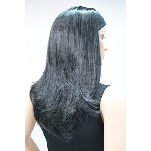 Lydell Long Straight Wave Headband Synthetic Wigs Black