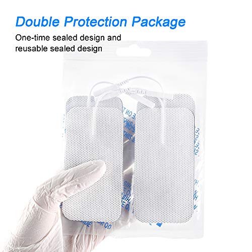 LYINIE TENS Unit Pads 2"x4" 24 pcs TENS Electrodes