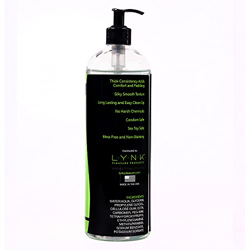 Lynk Pleasure Products Anal Lube Water Based 32 oz Sex & Intimacy Lubricant f...