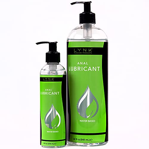 Lynk Pleasure Products Anal Lube Water Based 32 oz Sex & Intimacy Lubricant f...