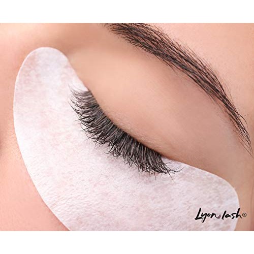 100 Pairs Eyelash Extension Under Eye Gel Pads by Lyon Lash - Lint Free with ...