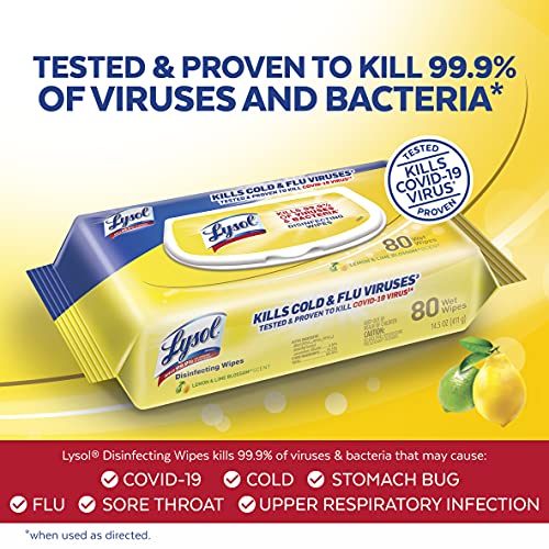 Lysol Disinfectant Handi-Pack Wipes, Multi-Surface Antibacterial Cleaning Wip...