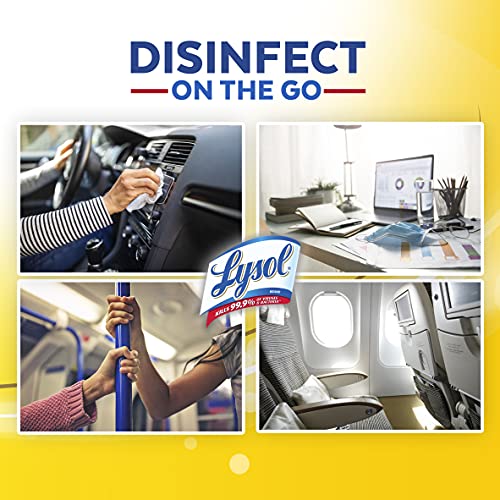 Lysol Disinfectant Handi-Pack Wipes, Multi-Surface Antibacterial Cleaning Wip...
