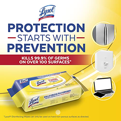 Lysol Disinfectant Handi-Pack Wipes, Multi-Surface Antibacterial Cleaning Wip...