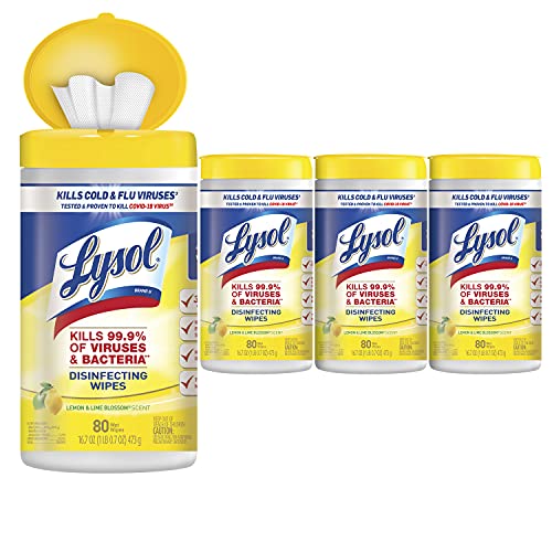 Lysol Disinfectant Wipes, Multi-Surface Antibacterial Cleaning Wipes, For Dis...