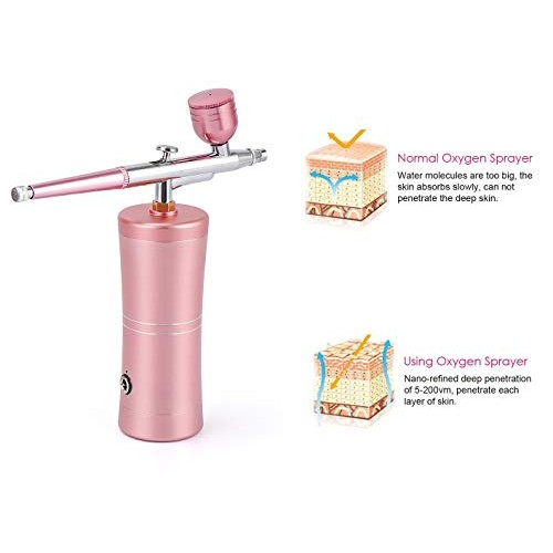 Oxygen Facial Machine, Water Oxygen Beauty Device Professiona Salon Micro-nan...