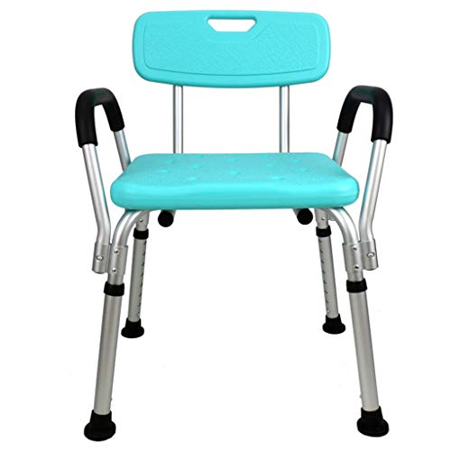 LZLYER Shower Chair Toilet Bathtub Portable Adjustable Shower Stool Seat Benc...