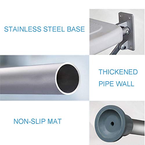 LZLYER Shower Chair Toilet Bathtub Portable Wall Mounted Shower Chairs Health...