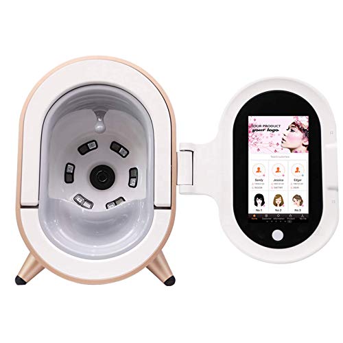 Lzour Skin Analyzer Testing,Facial Skin Analysis Equipment U-V Magnifying Lam...