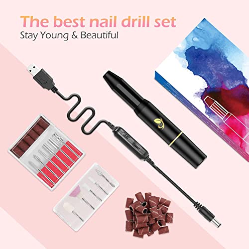 【11 IN 1】Electric Nail Drill Machine, Professional Nails Kit Acrylic Set, 2...