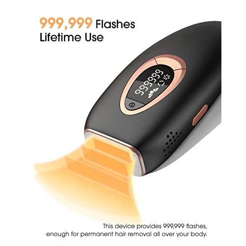 Hair Removal for Woman and Man,IPL Hair Removal Device,Permanent Painless Hai...