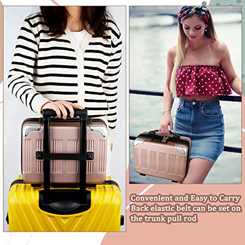 Lzttyee Small Hard Shell Cosmetic Case Travel Hand Luggage Portable Carrying ...