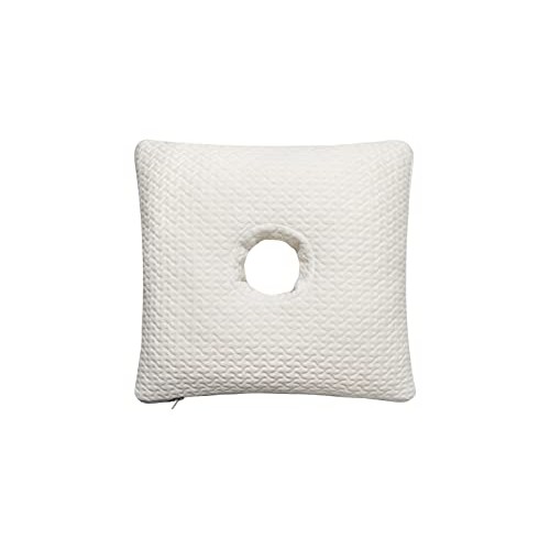 Travel Size Shredded Memory Foam Piercing Protection-Ear Pillow with Ear Hole...