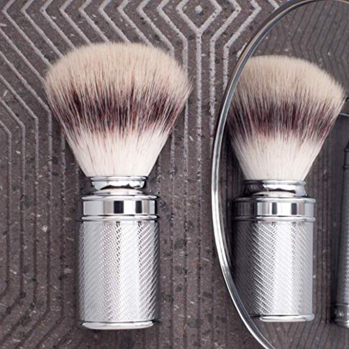 MÜHLE Traditional Silvertip Badger Shaving Brush | Chrome Plated Stainless St...