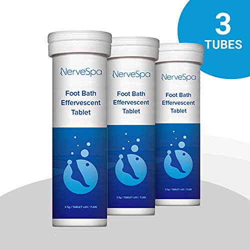 Diabetic Foot Soak Effervescent Tablets Foot Care by Nerve Spa, Anti-Swelling...