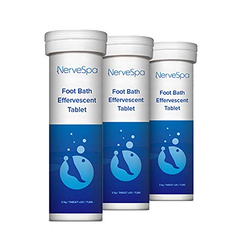 Diabetic Foot Soak Effervescent Tablets Foot Care by Nerve Spa, Anti-Swelling...